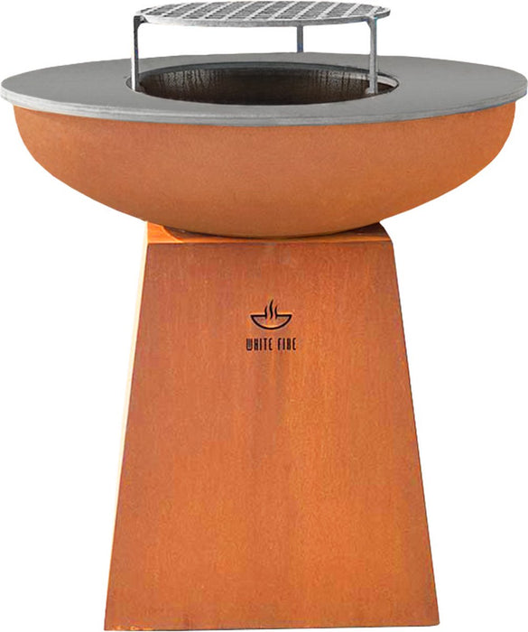 Barbecue/brasero avec gril White Fire BBQ