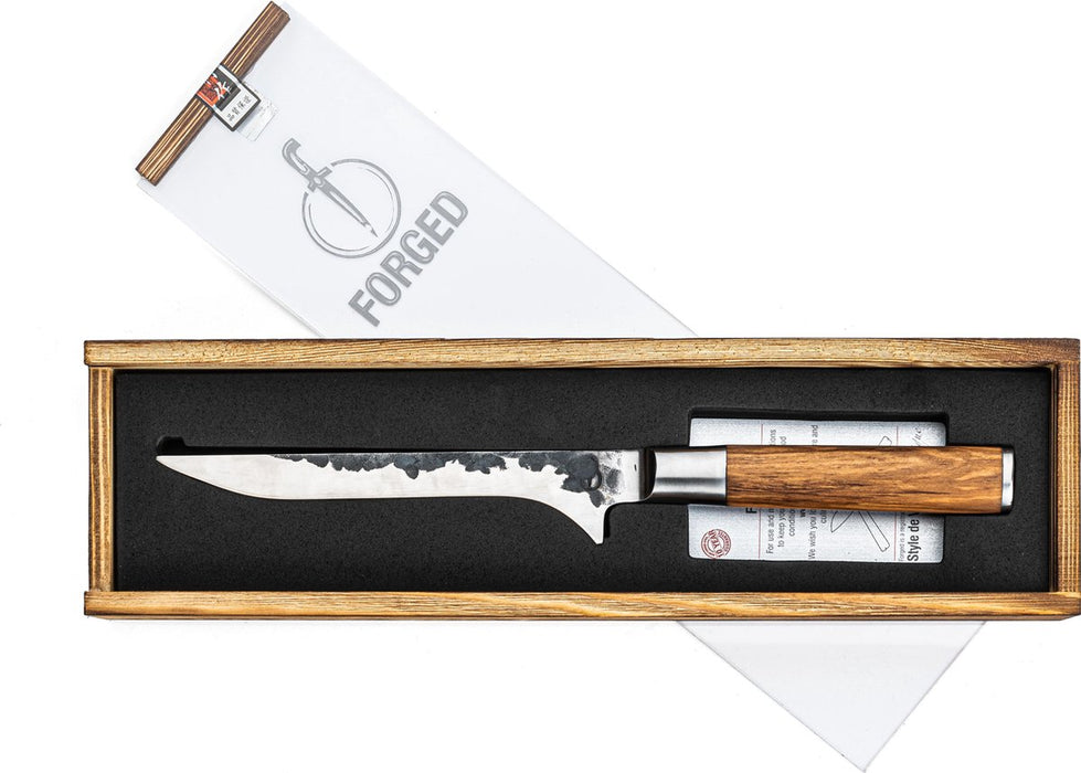 Forged Olive Uitbeenmes