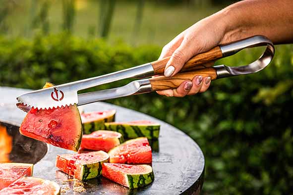 Pince à barbecue forgée XL 42X13XH3.5CM