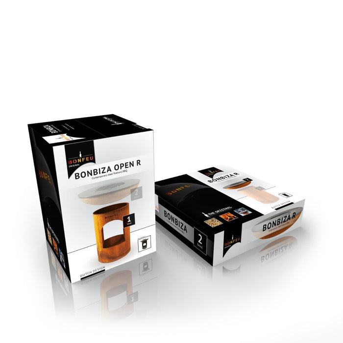 BonFeu BonBiza Acier Corten Ouvert