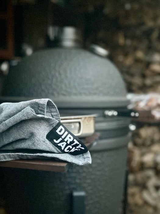 DIRTY JACK doek Charcoal - zwart label