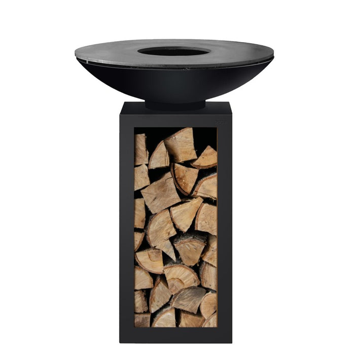 OUTR Plancha Noir - 80 + socle ouvert