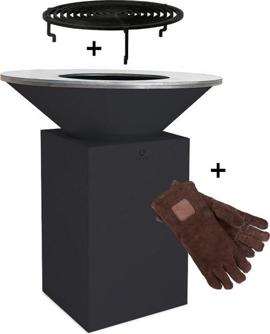 Ensemble : OFYR Classic Black 100-100 - Grille de cuisson - Gants - BBQ - Barbecue - Grill