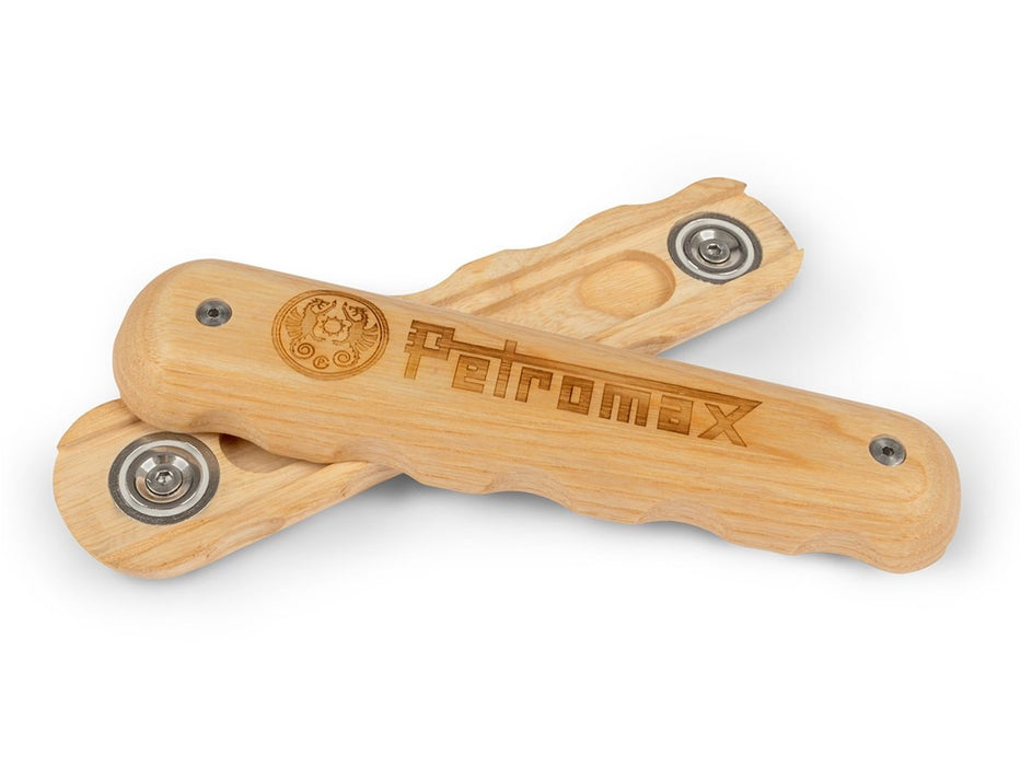 Manche en bois Petromax pour poêle en fer forgé