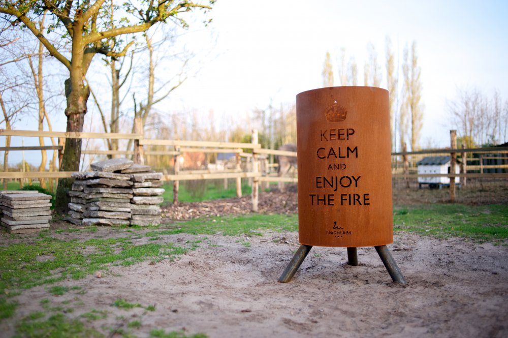 Modèle de démonstration : Brasero Keep Calm XL