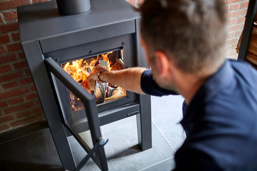 Cheminée de terrasse Quaruba L - Inox Noir