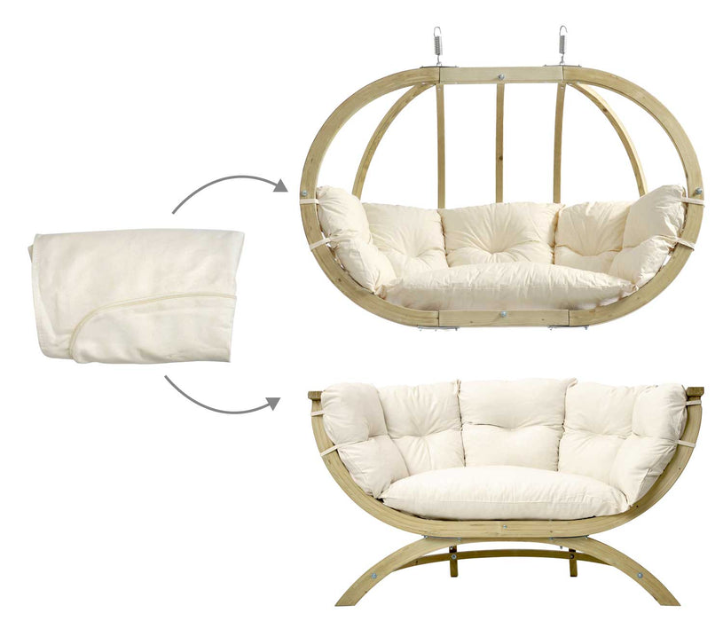 Taie d'oreiller (housse) pour Globo Royal ou Siena Due - natura