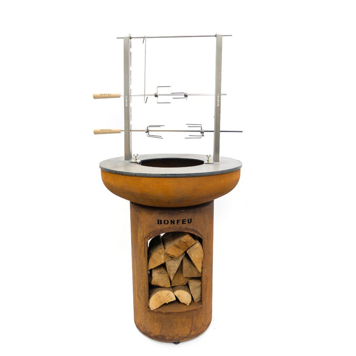 BonFeu BonBiza Acier Corten Ouvert