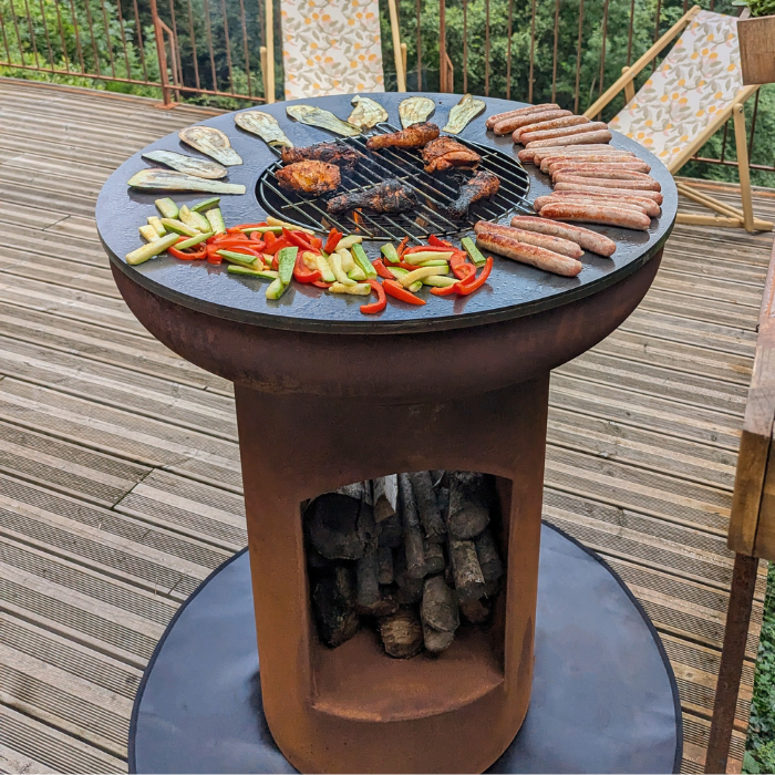 BonFeu BonBiza Acier Corten Ouvert