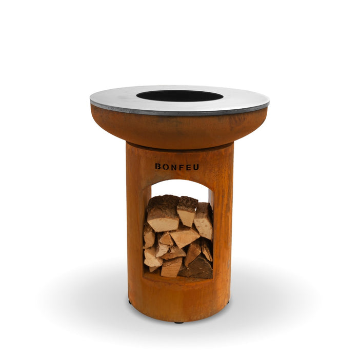 BonFeu BonBiza Acier Corten Ouvert