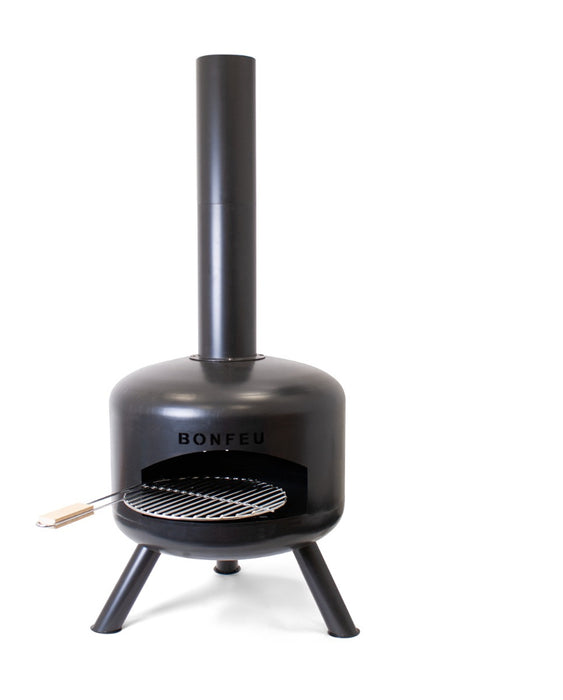Cheminée de jardin BonFeu BonGiro noire