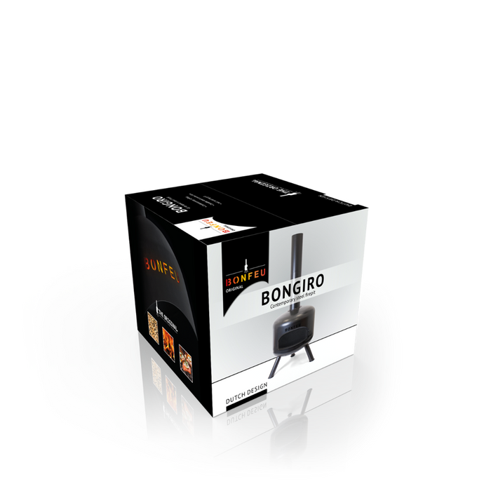 Cheminée de jardin BonFeu BonGiro noire