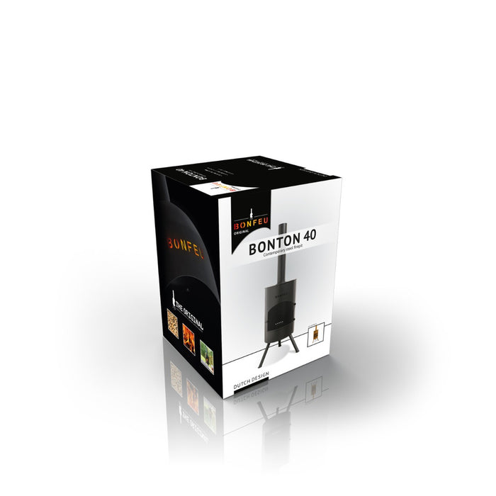 Cheminée de jardin BonFeu BonTon 40 noire