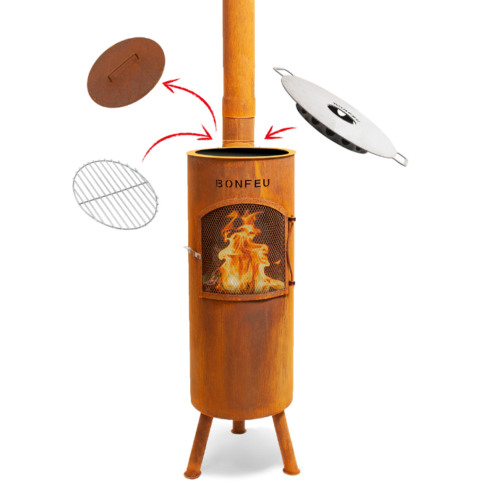 BonFeu BonGiano LP Cheminée de jardin Corten