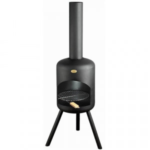 Cheminée de jardin noire BonFeu BonSelo