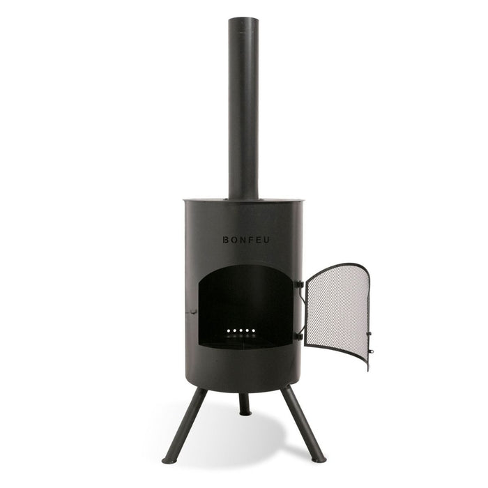 Cheminée de jardin BonFeu BonTon 40 noire