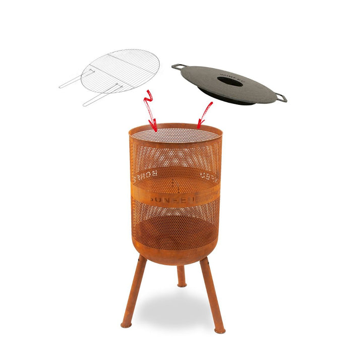Brasero BonFeu BonVes 45 Rust
