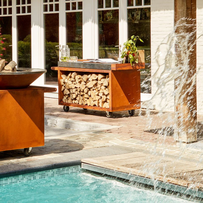 Table de mise en place OFYR Corten 135 PRO Gris foncé Céramique