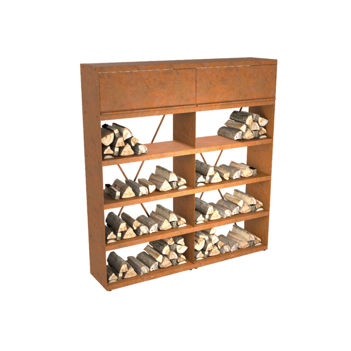Topdeal: OFYR Wood Storage Corten 200