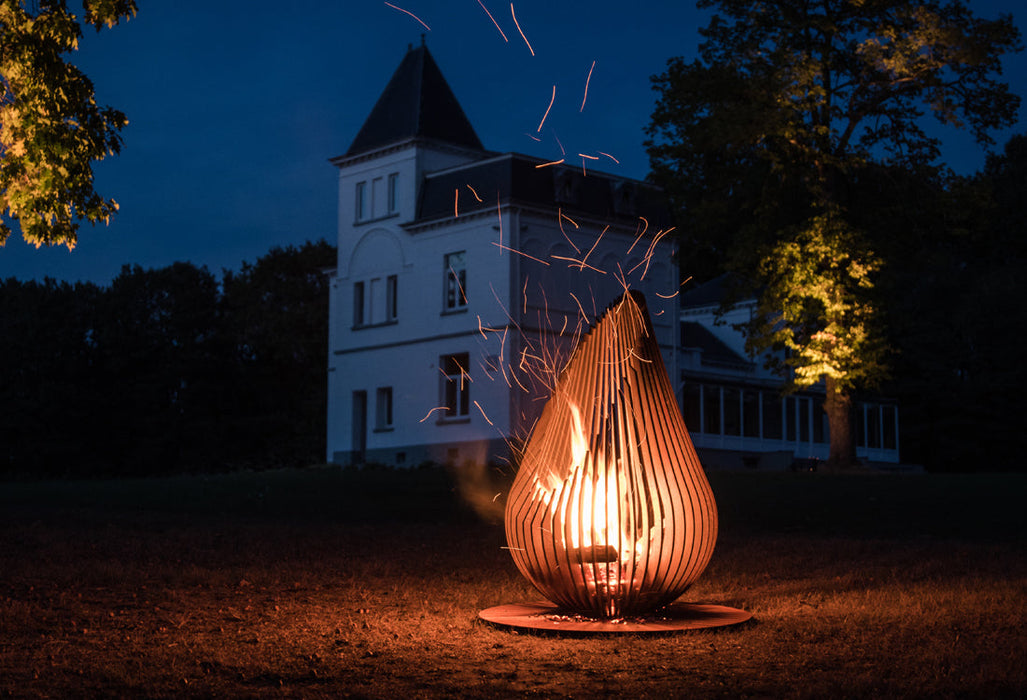 Glowbus® Dewdrop vuurkorf - 120 cm x 80 cm (L)