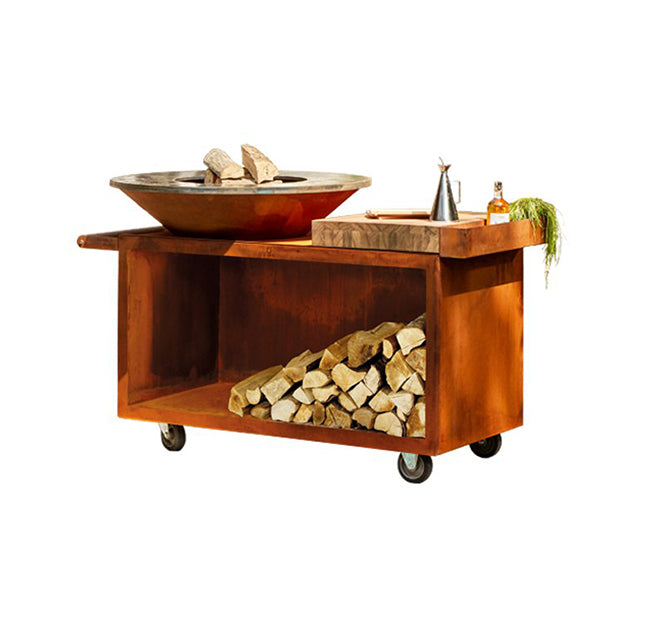 OFYR Island Corten 100 PRO Bois de Teck