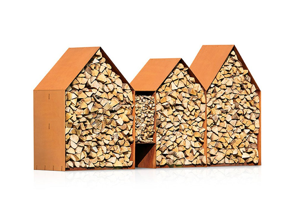Stockage de bois Bruges 3 modules
