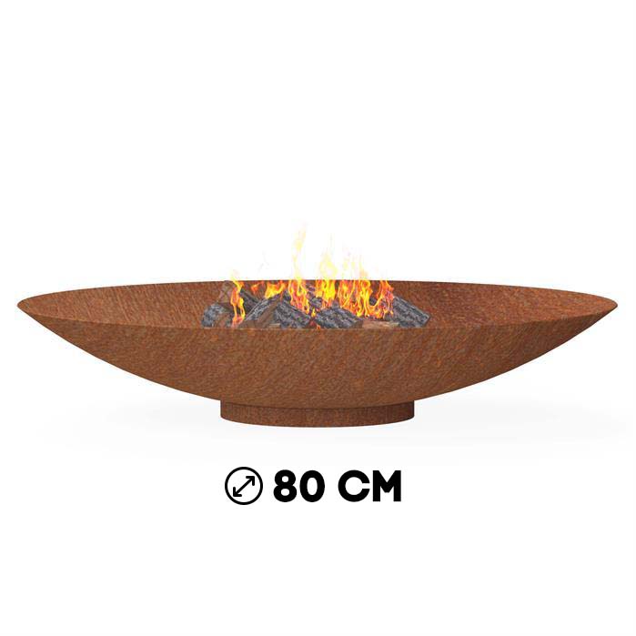 Offre spéciale : Brasero en acier Corten - 80 cm