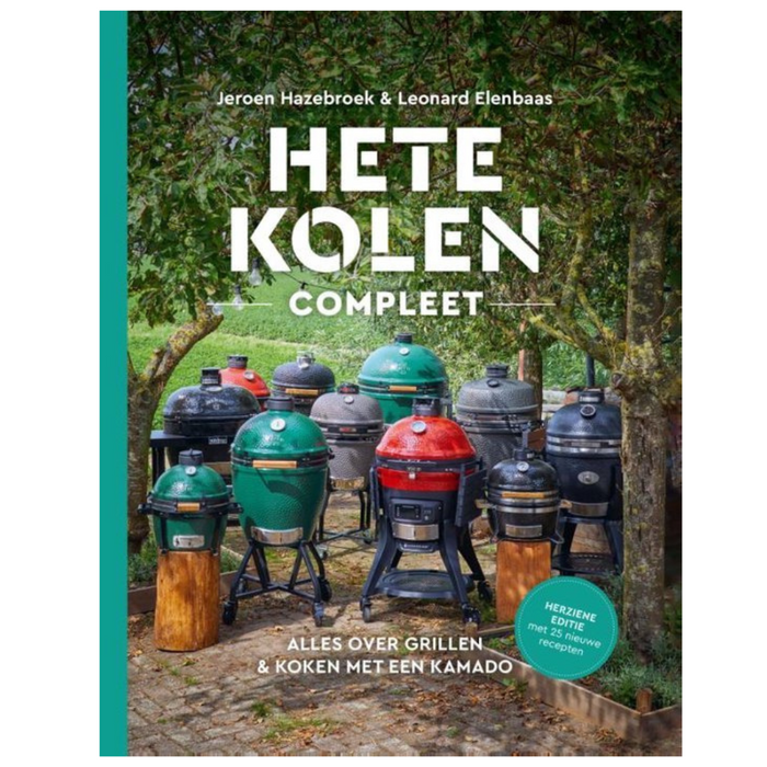 Kamado Boek 'hete kolen' + 25 nieuwe recepten