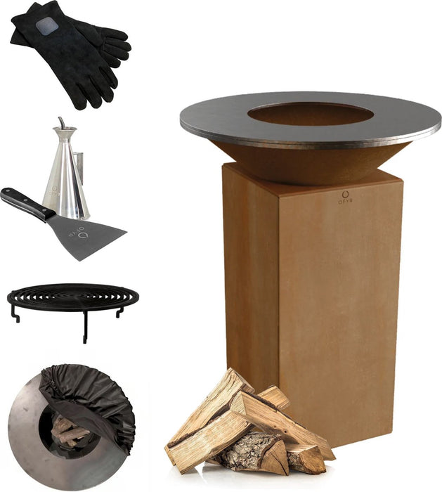 Topdeal: Ofyr 75 vuurschaal - grill - barbecue promopakket bundel
