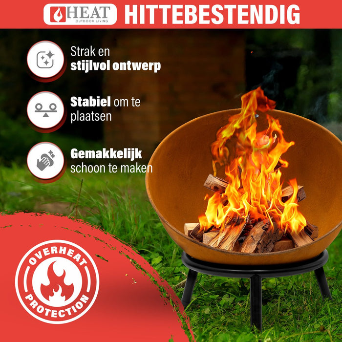 HEAT Vuurkorf Kappa Roest