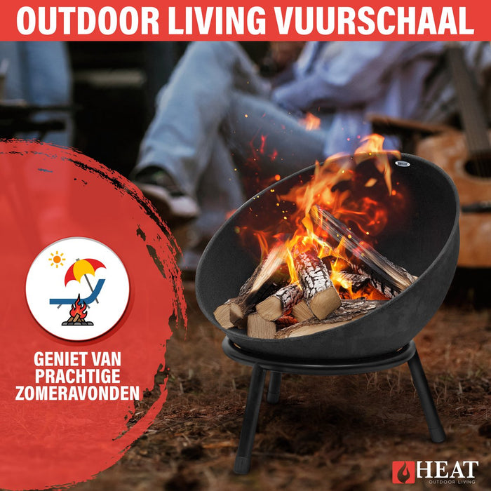 HEAT Vuurkof Kappa Zwart