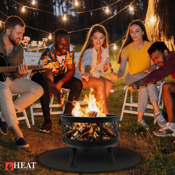 HEAT Vuurkorf Alna met Vonkenscherm en grillrooster