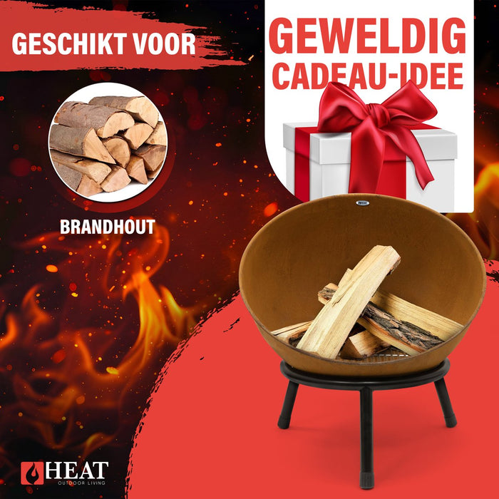 HEAT Vuurkorf Kappa Roest