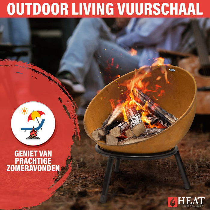 HEAT Vuurkorf Kappa Roest