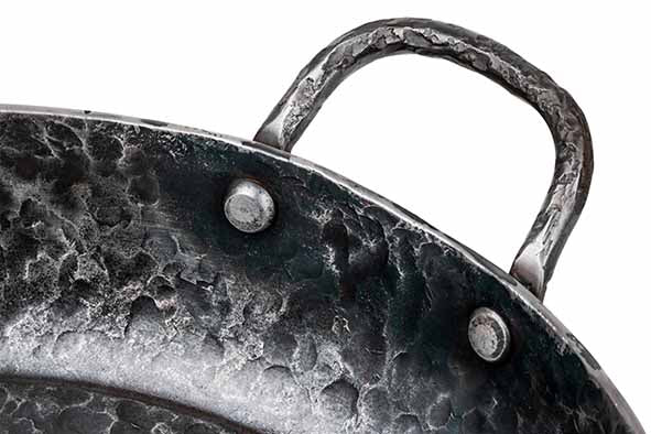 Forged Essentials bakpan Ø28 met dubbele handgrepen voor alle vuren incl. inductie