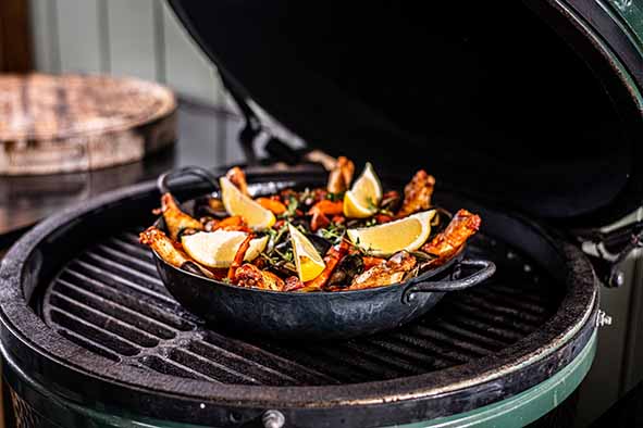 Forged Essentials bakpan Ø28 met dubbele handgrepen voor alle vuren incl. inductie