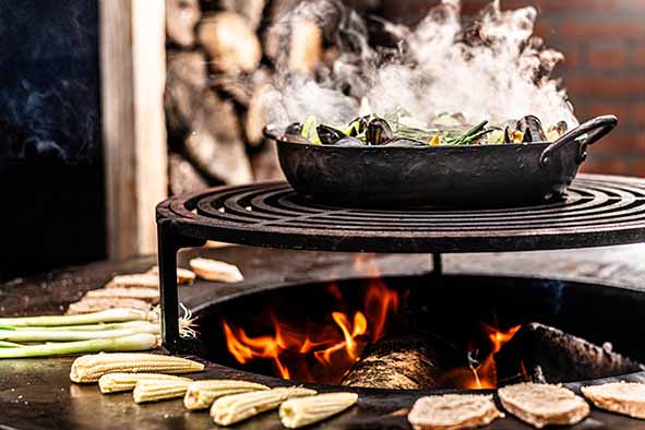Forged Essentials bakpan Ø28 met dubbele handgrepen voor alle vuren incl. inductie