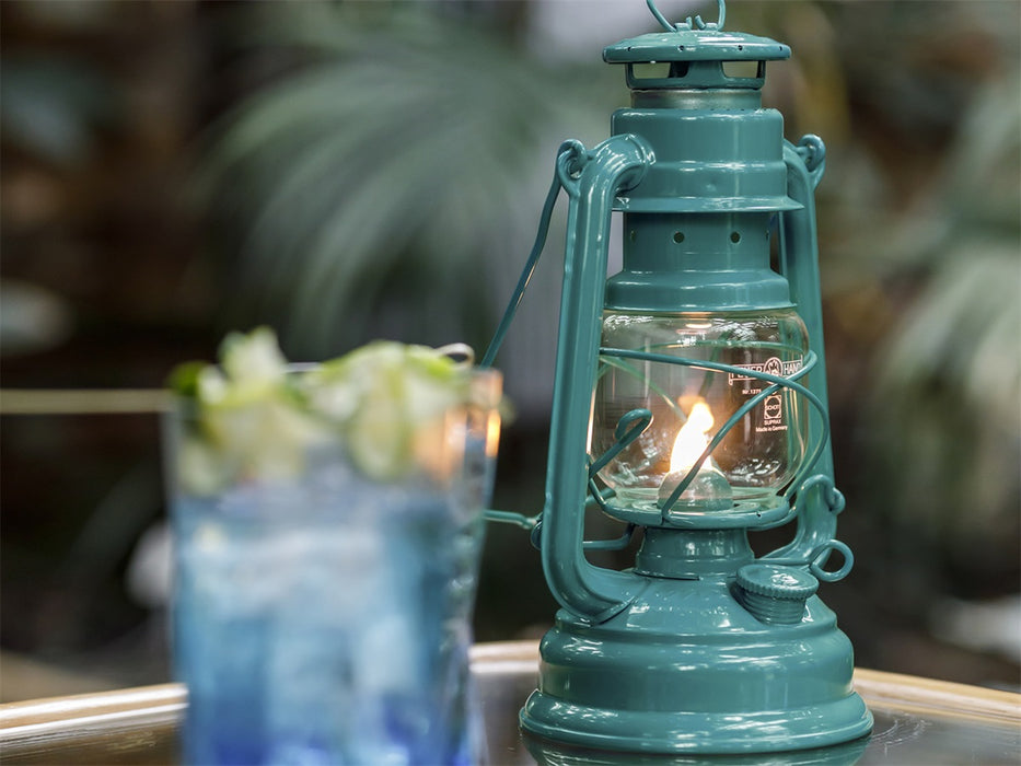 Feuerhand Stormlamp 276 - Teal Blauw