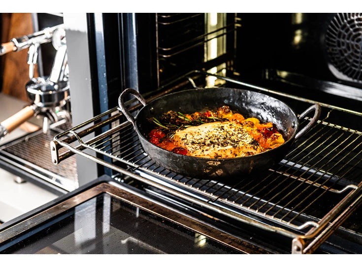 Forged Essentials bakpan Ø24 met dubbele handgrepen voor alle vuren incl. inductie