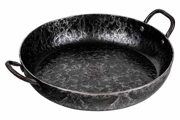 Forged Essentials bakpan Ø28 met dubbele handgrepen voor alle vuren incl. inductie