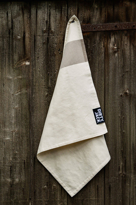 DIRTY JACK doek sandstone / chocolate