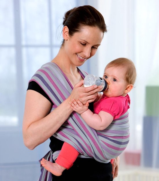 Retourdeal: AMAZONAS Carry Sling Draagdoek – Ergonomisch - mystic- 510 cm