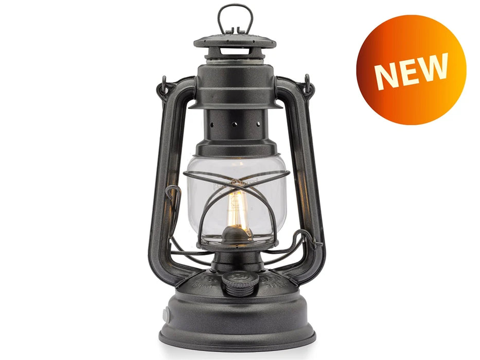 Feuerhand LED Stormlamp 276 - Metalic Grijs