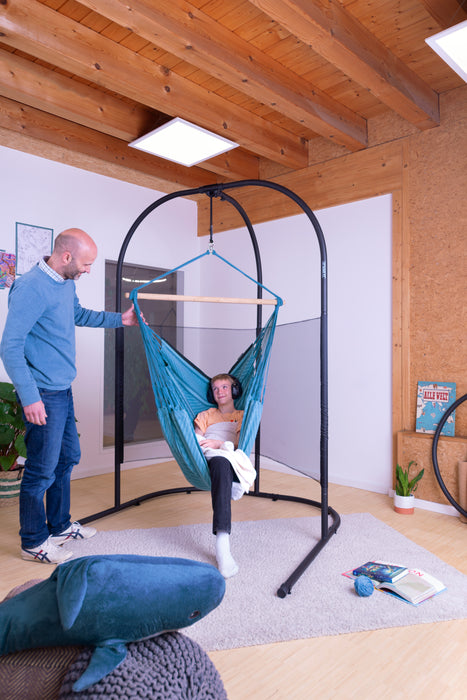 LA SIESTA Habana Blue Zebra - Hangstoel - Weerbestendig - Comfort maat