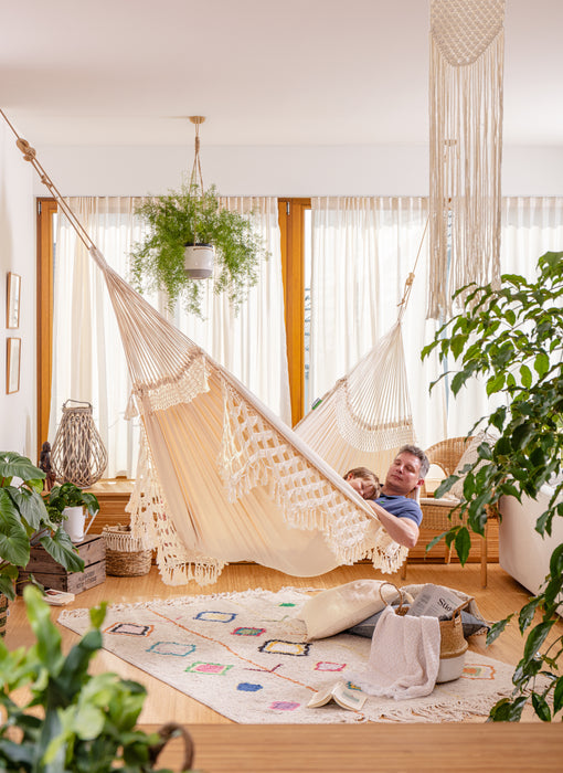 LA SIESTA Bossanova hangmat - Latte - Kingsize