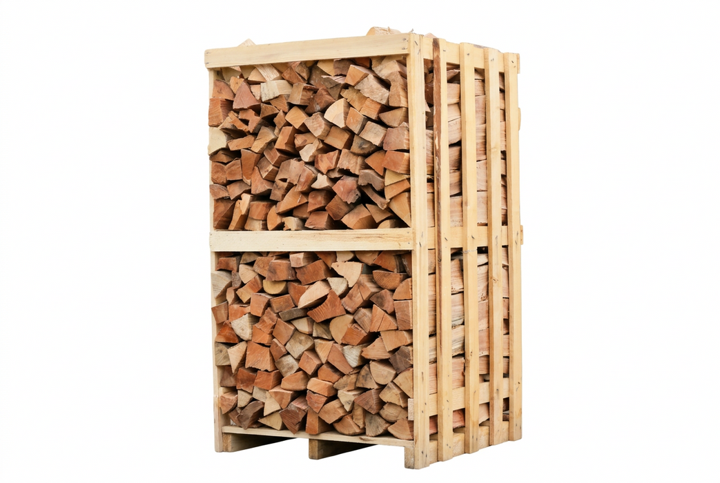 Brandhout beuk ovengedroogd Houtbox 1.8 m³ (blokken ca. 25-30 cm) -