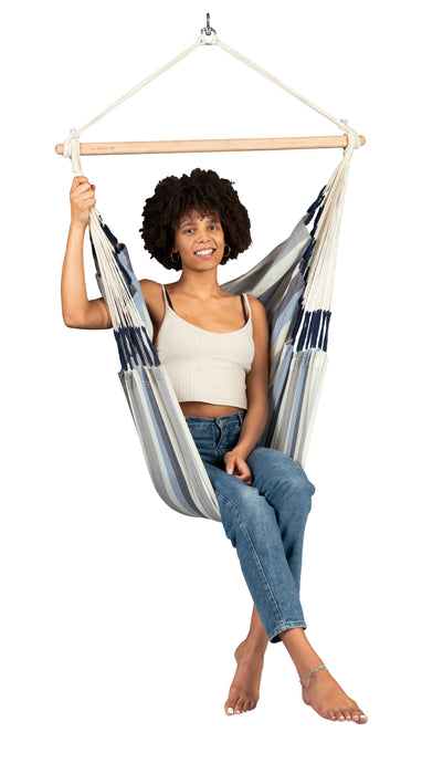 LA SIESTA  Domingo Sea Salt - Hangstoel - Weerbestendig - Basis maat