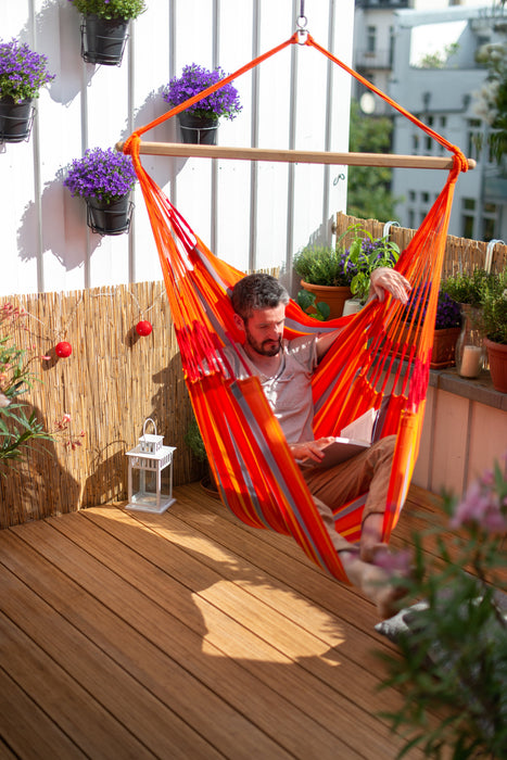 LA SIESTA  Domingo Tucan - Hangstoel - Weerbestendig - Comfort maat