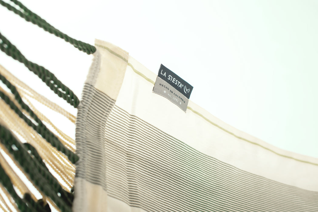 LA SIESTA Fiji Outdoor Cedar - Hangstoel & Stand - Weerbestendig - Comfort maat