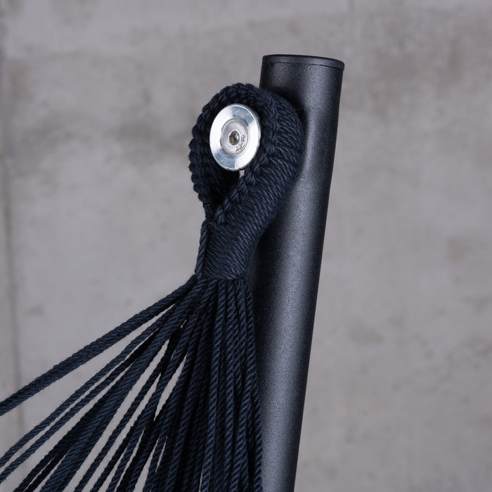 LA SIESTA Fiji Organic Onyx - Hangstoel & Stand - Comfort maat